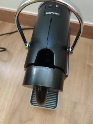 Cafetera Nespresso DeLonghi PIXIE azul metálico
