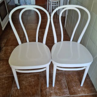 Pack 2 Sillas Vintage Blancas