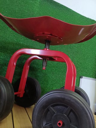 Costway Asiento de Jardín con Ruedas Todoterreno
