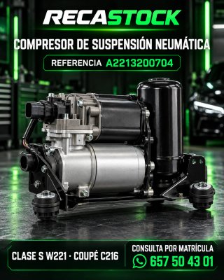 Compresor Suspensión Neumática Mercedes W221