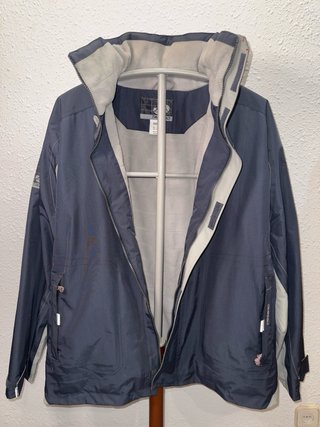 Parka Tribord Azul y Gris