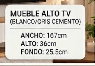Mueble Estantería Superior de TV