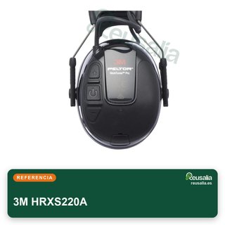 3M HRXS220A protectores auditivos radio FM