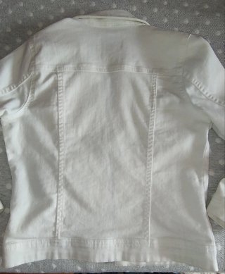 Cazadora Vaquera Blanca Only