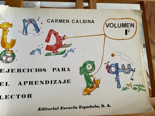 Ejercicios para el aprendizaje lector vol 1, 2, 3.