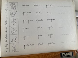 Ejercicios para el aprendizaje lector vol 1, 2, 3.