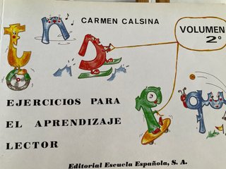 Ejercicios para el aprendizaje lector vol 1, 2, 3.