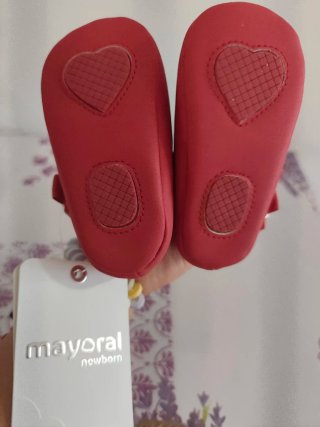 Merceditas rojas Mayoral Talla 18