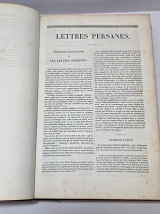 Oeuvres Completes Montesquieu 1835 Lefevre Antico