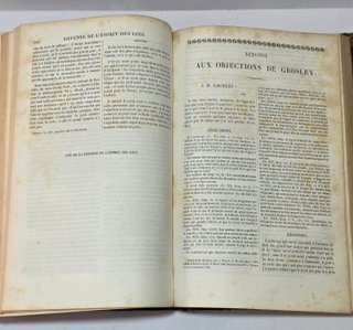 Oeuvres Completes Montesquieu 1835 Lefevre Antico