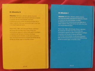 CALEB CARR, EL ALIENISTA. DOS LIBROS.