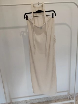 Vestido premamá beige Shein