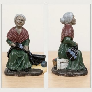 Figura de Anciana para Belén 9 cm