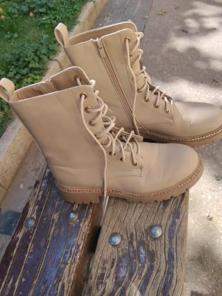 Botas de vestir beige