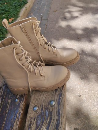 Botas de vestir beige