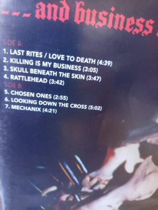 Megadeth Killing Is My Business LP