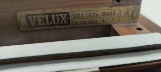 Estor Enrollable Vellux azul oscuro y blanco