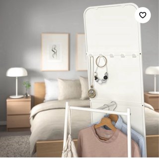 Espejo de pie IKEA KNAPPER Blanco