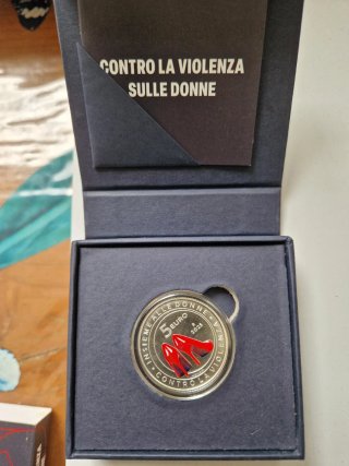 Moneta 5 Euro Violenza contro le Donne 2025