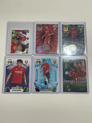 Lote 6 Cromos Víctor Muñoz Panini