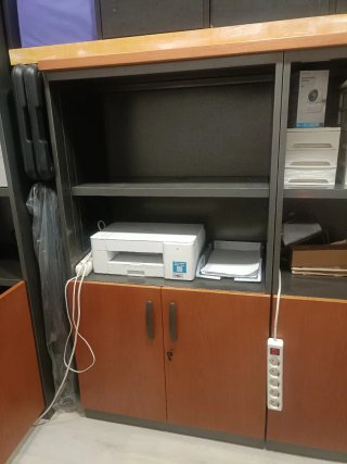 Muebles de Oficina con Estantería y Armario