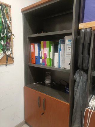 Muebles de Oficina con Estantería y Armario