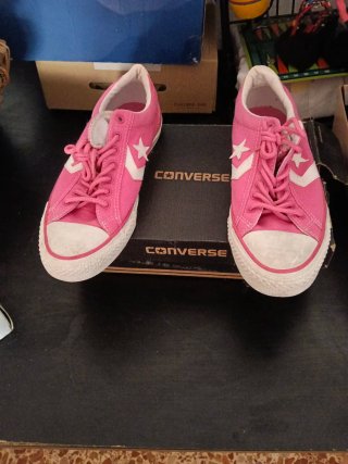 Zapatillas Converse Rosa y Blancas