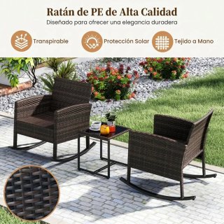 COSTWAY Conjunto Jardin Exterior