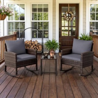 COSTWAY Conjunto Jardin Exterior