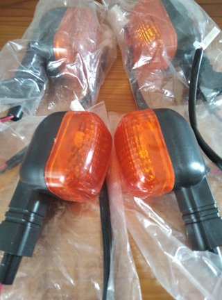 Juego 4 Intermitentes Derbi Variant Naranja