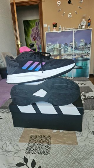 Zapatillas Adidas Running Negras y Rosas
