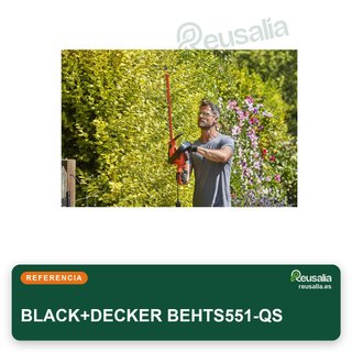 BLACK+DECKER BEHTS551-QS cortasetos potente