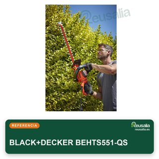 BLACK+DECKER BEHTS551-QS cortasetos potente