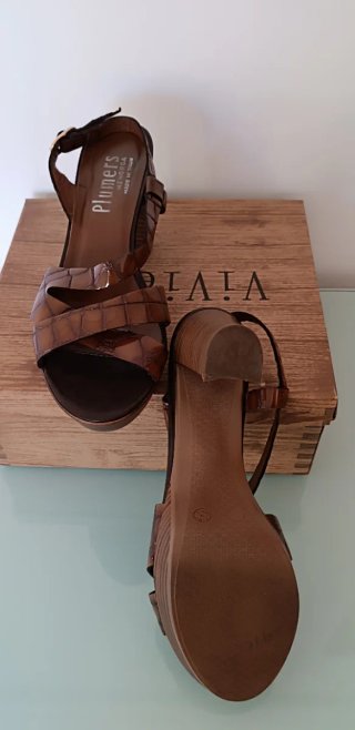 Sandalias Plumers Marrones