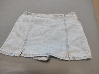 Falda short vaquera