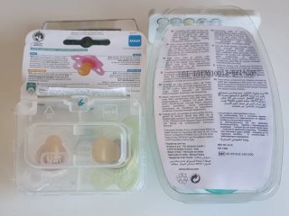 2 Chupetes MAM y 1 Chicco 0-6 meses Látex