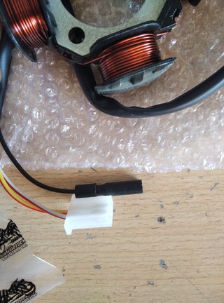 Stator 12V nuevo para Derbi Variant start5