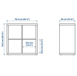Mueble KALLAX IKEA con 4 puertas