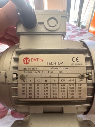 Motor Eléctrico 0.1kw DMT MS 562-4