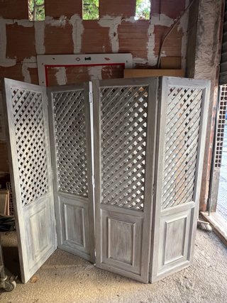 Biombo Decorativo de Madera