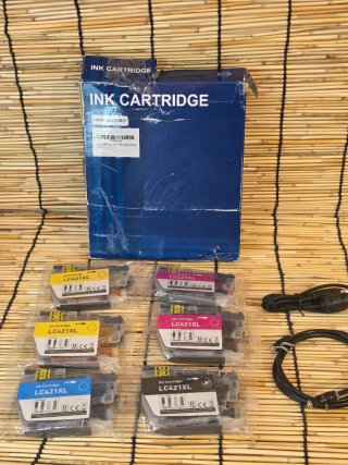 Lote 6 Cartuchos Tinta Brother LC421XL