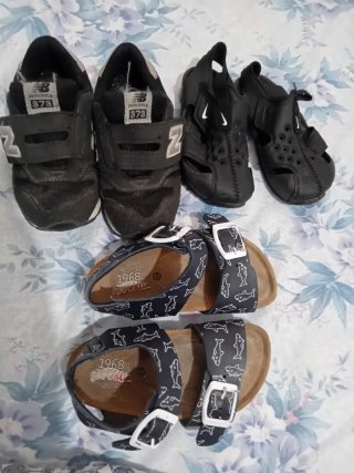 Lote de 3 pares de calzado infantil