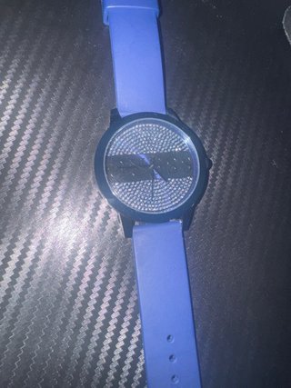 Reloj con Esfera Brillante Azul