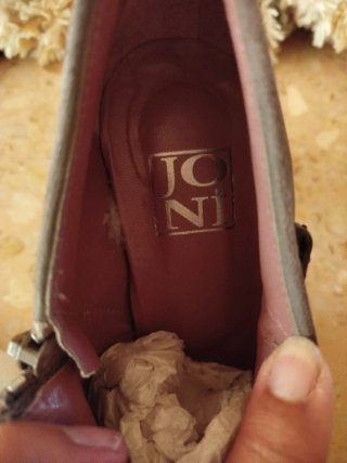 Botines piel marrón con lazo y detalles en ante