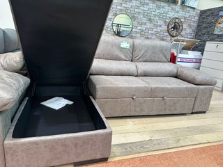 Sofá Cama Chaise Longue con Arcón 284cm