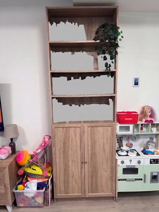 Librería IKEA BILLY con Altillo y Puertas