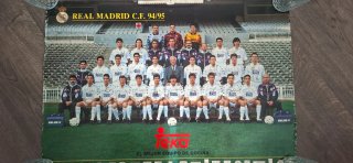 Poster Real Madrid varias temporadas años90