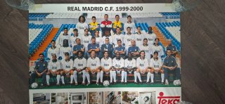 Poster Real Madrid varias temporadas años90