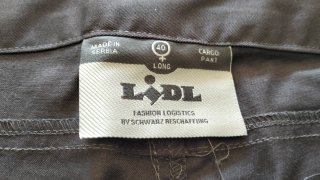 Pantalón Cargo Lidl Mujer Talla 40 Gris