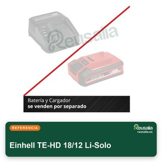 Einhell TE-HD 18/12 Li-Solo martillo perforador